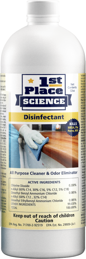 1st Place Science Disinfectant